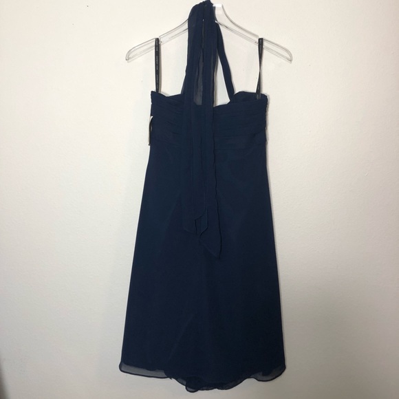 Bill Levkoff Cocktail Bridesmaid Halter Sweetheart - Picture 3 of 6